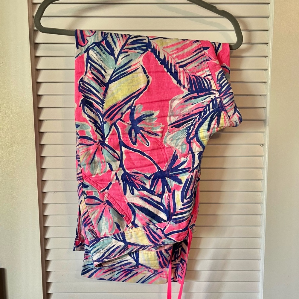 Gorgeous Lilly Pulitzer linen pants, EUC, worn a few times if that